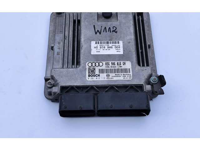 Блок управления двигателя 03G906016GN, 1039S09404   Audi A6 S6 C7 4G