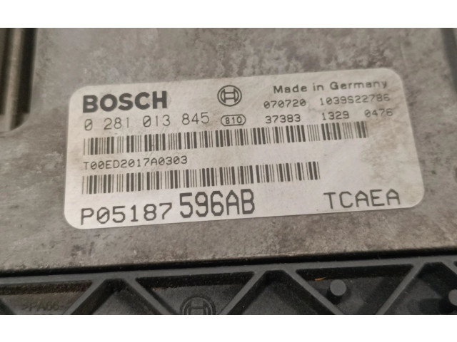 Блок управления двигателя 0281013845, 1039S20427   Jeep Patriot