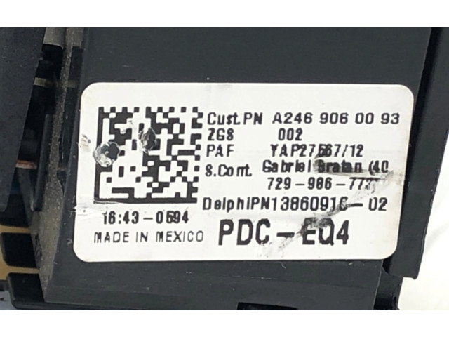   Pojistková skříňka A2469060093   Mercedes-Benz CLA C117 X117 W117 2013