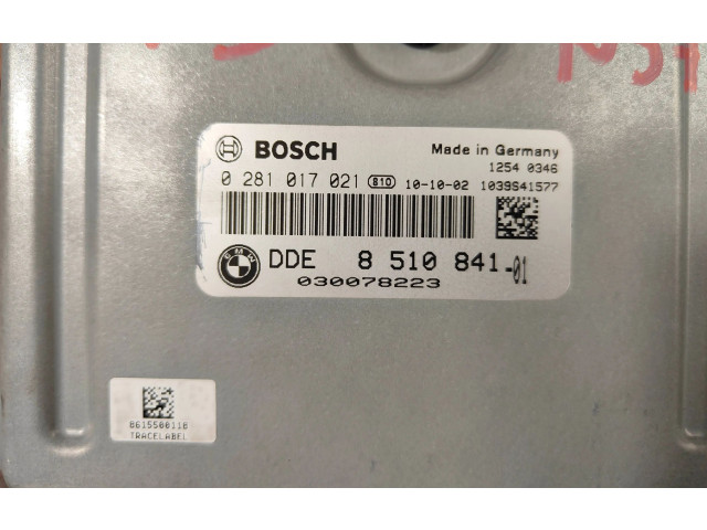 Řídící jednotka 8510841, 0281017021   BMW X5 E70 2012