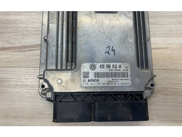 Řídící jednotka 038906016AK, 0281014255   Volkswagen Transporter - Caravelle T5 2005