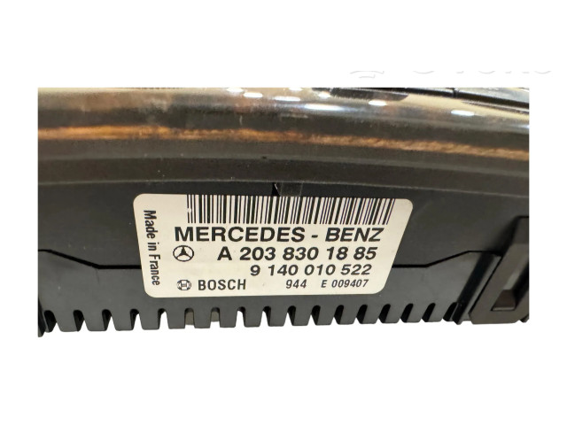 Блок управления климат-контролем A2038301885, 9140010522   Mercedes-Benz C W203