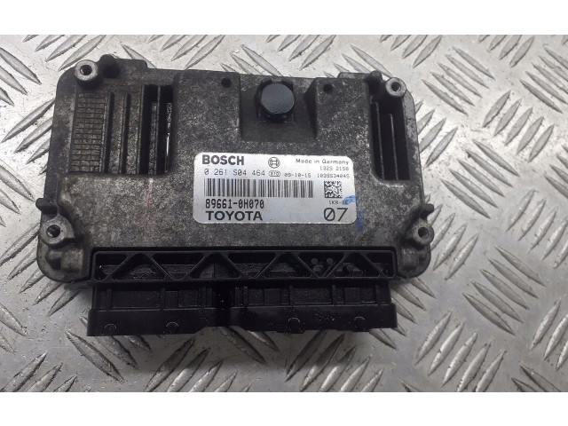 Блок управления двигателем ECU 89661-0H070   Peugeot 107