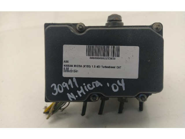 Jednotka ABS 0265231341   Nissan Micra 2015