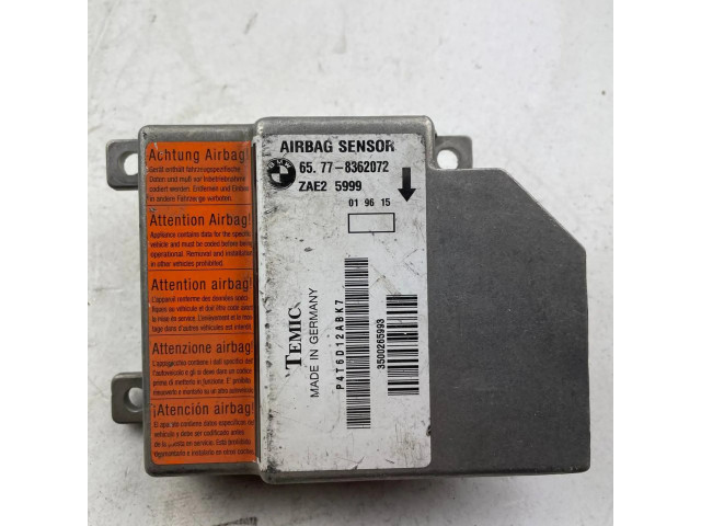 Блок подушек безопасности 65778362072, 8362072   BMW 7 E38