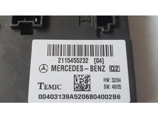 Блок комфорта 2115455232   Mercedes-Benz E W211   