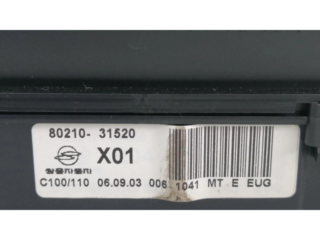 Přístrojová deska  SsangYong Actyon sports I  8021031520, CUADROINSTRUMENTOS  