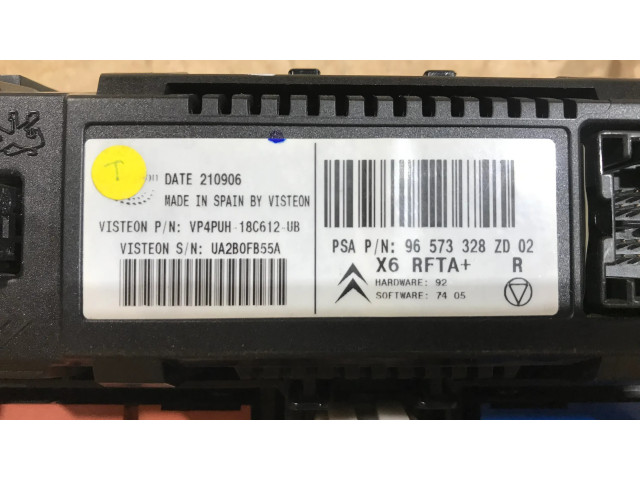 Блок управления климат-контролем 96573328ZD, 96498317XT   Citroen C6