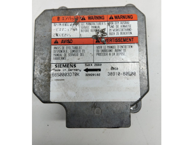 Блок подушек безопасности 3891080E00   Subaru Justy