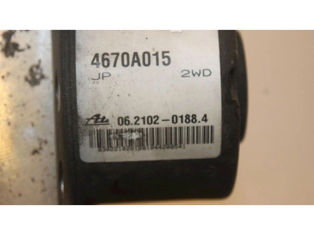 Jednotka ABS 4670A015, 06210201884   Mitsubishi Grandis 2004
