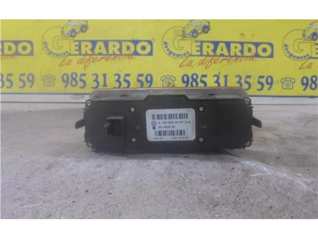 Блок управления климат-контролем A1638200426, A1638200426   Mercedes-Benz ML W163