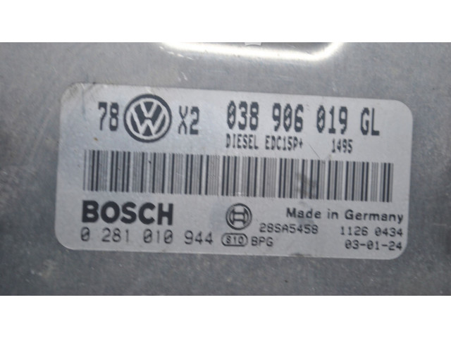 Řídící jednotka 038906019GL   Seat Alhambra (Mk1) 2003