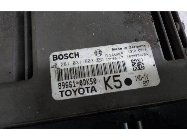 Řídící jednotka 89661-0DK50   Toyota Yaris 2018