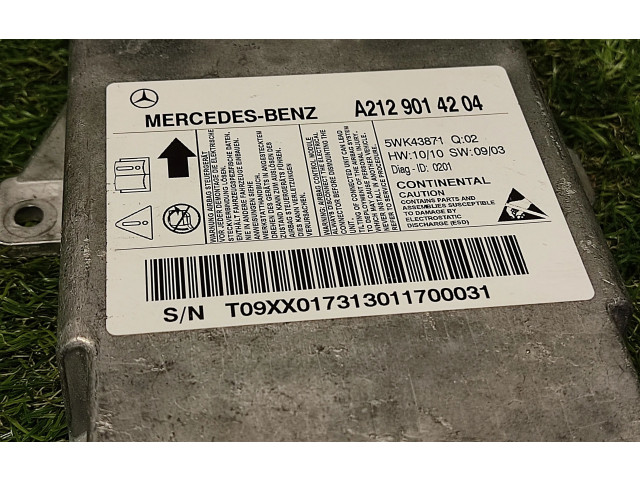 Блок подушек безопасности A2129014204, 5WK43871   Mercedes-Benz E W212