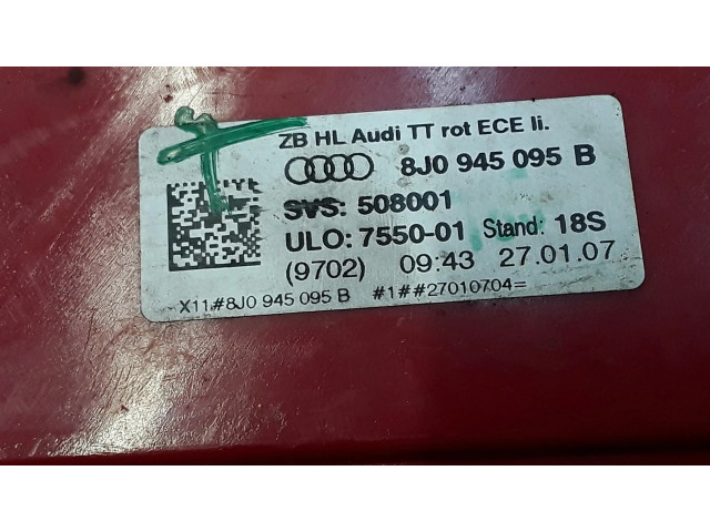 Задний фонарь  8j0945095b    Audi TT TTS Mk2   2006-2014 года