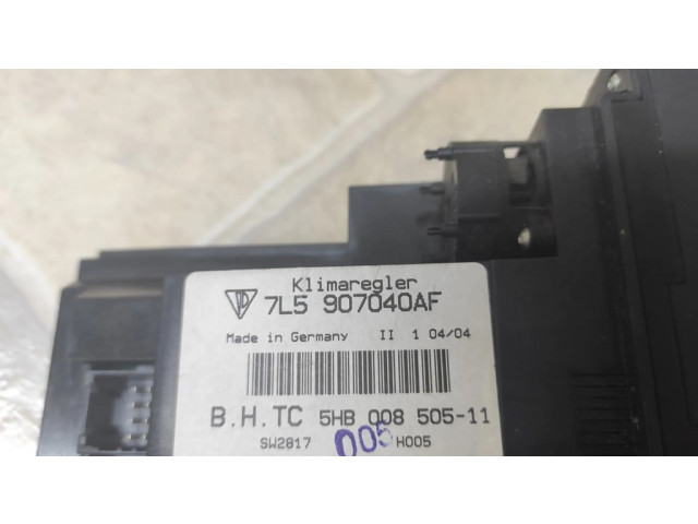 Блок управления климат-контролем 7L5907040AF, 5HB00850511   Porsche Cayenne (9PA)
