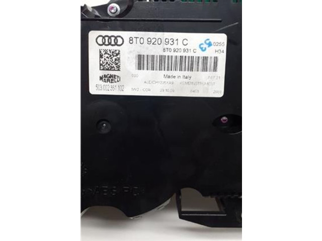 Спидометр (приборный щиток) 8T0920931C   Audi A5 Sportback 8TA 2011