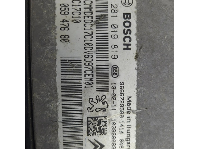 Řídící jednotka 1607869980   Fiat Scudo 2013