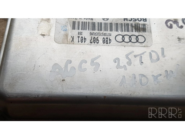 Блок управления двигателя 4B0907401K, 28RTE282   Audi A4 S4 B5 8D