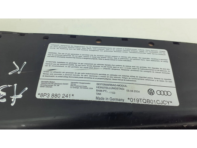 Подушка безопасности в сиденье 8P3880241, 05082004   Audi A3 S3 8P