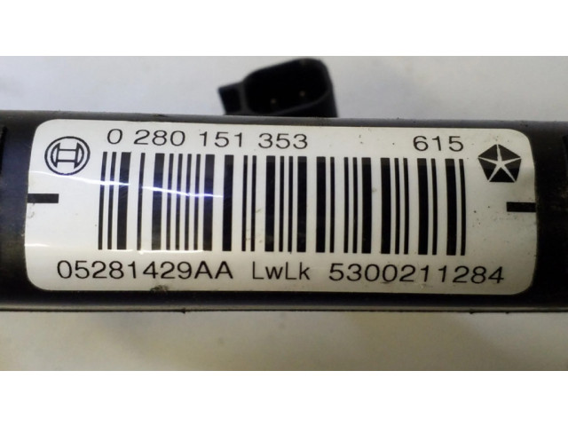 Vstřikovač 05281429AA, 0280151353   Chrysler Pacifica  pro benzínový motor 3.6  