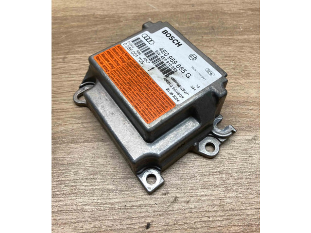 Блок подушек безопасности 4E0959655G, 0285001705   Audi A8 S8 D3 4E