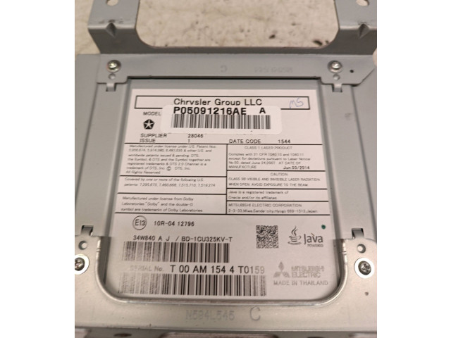 Считывающее устройство CD/DVD навигации (GPS) P05091216AE, 10R0412796   Jeep Grand Cherokee       