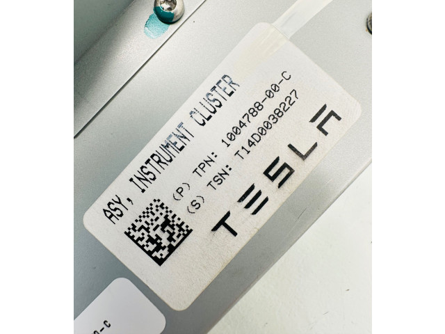 Přístrojová deska  Tesla Model S 2013 100478800C, T14D0038227  