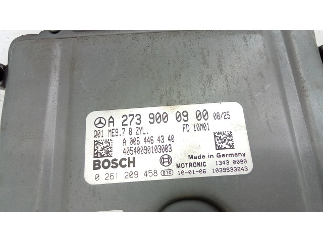 Řídící jednotka A2739000900, 0261209458   Mercedes-Benz ML W164 2010