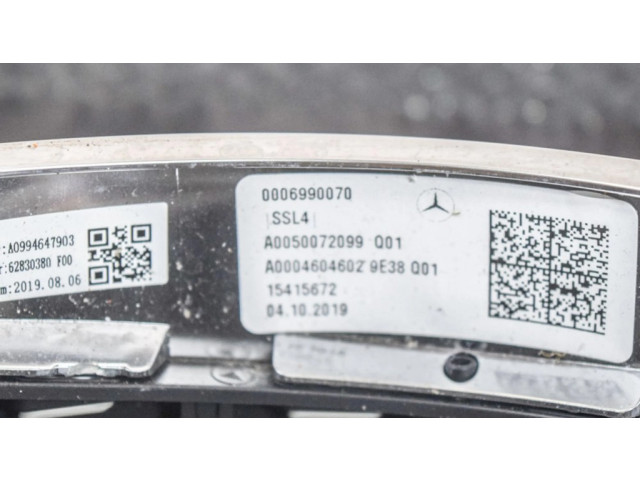 Volant Mercedes-Benz GLC X253 C253 2019 A0050072099, A0994647903  