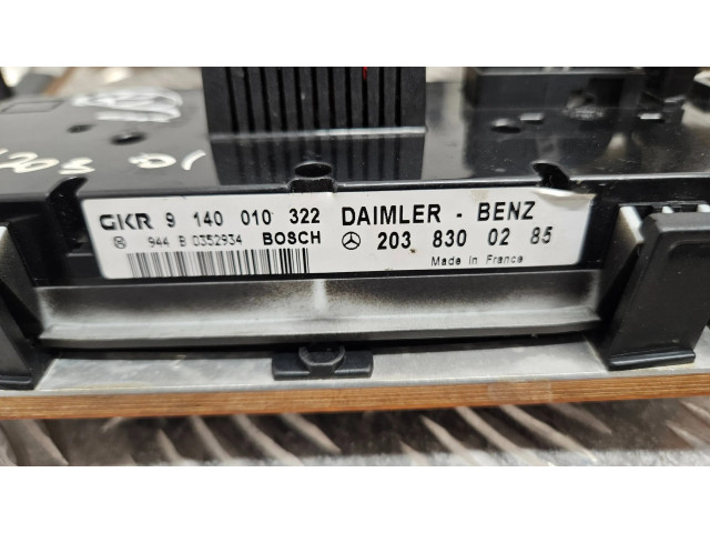 Блок управления климат-контролем 2038300285, 9140010322   Mercedes-Benz C W203