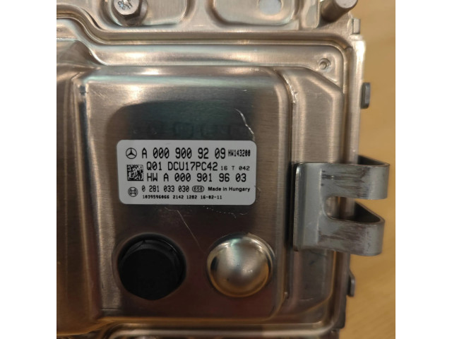 Блок управления A0009009209, 0281033030   Mercedes-Benz C W205