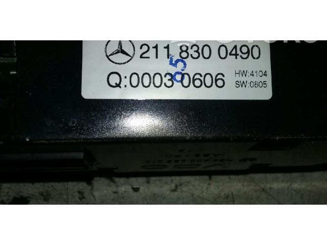 Блок управления климат-контролем 2118300490   Mercedes-Benz E W211