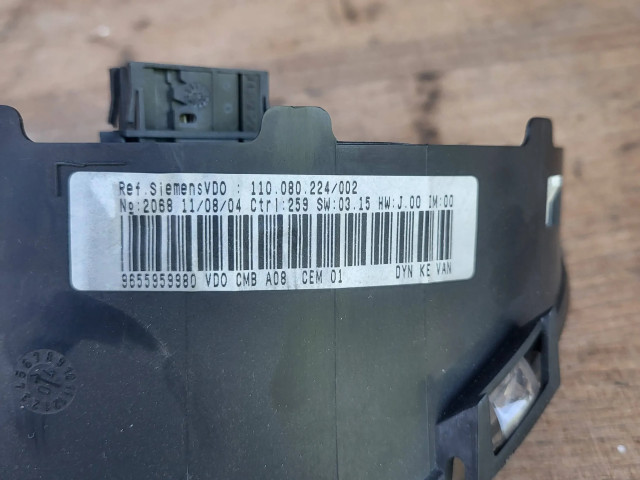 Панель приборов A2C53045317, 224002002068   Peugeot 1007       