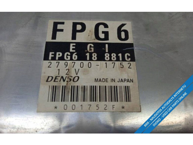 Řídící jednotka 2797001761, FS8V18881B   Mazda Premacy 2002