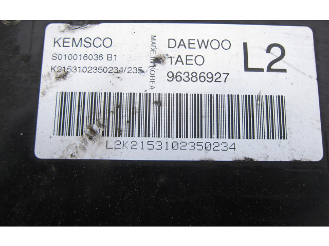 Řídící jednotka 96386927, S010016036   Daewoo Rezzo 2001