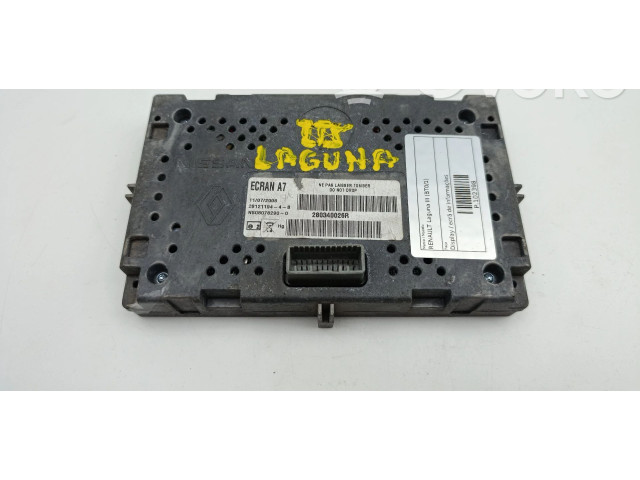 Дисплей    280340026R, 28121194-4   Renault Laguna III