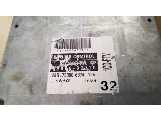 Řídící jednotka 8966602320, MB1758006374   Toyota Corolla E120 E130 2004