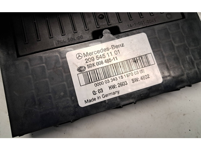 Řídící jednotka 2095451101   Mercedes-Benz CLK A209 C209 2003