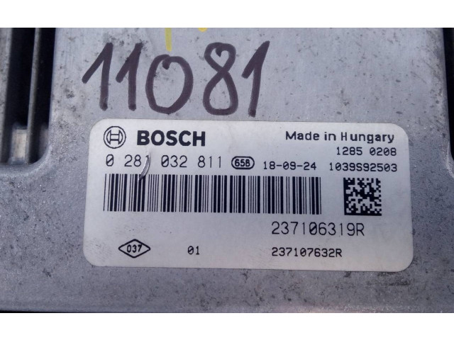 Řídící jednotka 237106319R, 0281032811   Dacia Dokker 2018