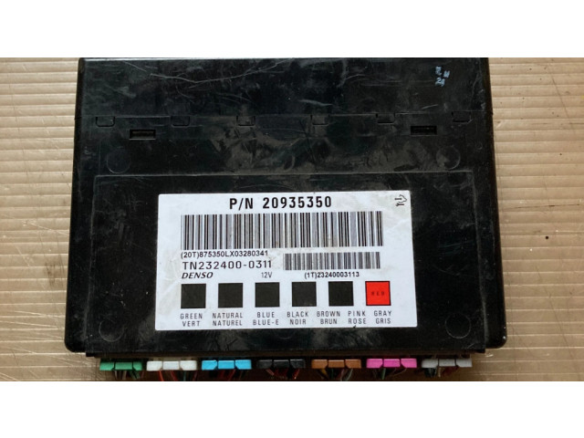 Блок комфорта 20935350, TN2324000311   Chevrolet Captiva   