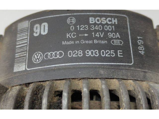Генератор 028903025E, 0123340001   Audi A4 S4 B5 8D      