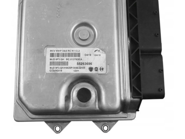 Блок управления двигателя 55263696, MJD8F3QH   Fiat Fiorino