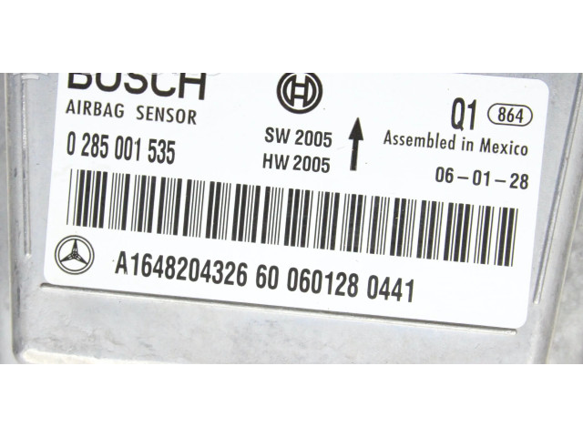 Блок подушек безопасности A1648204326   Mercedes-Benz ML W164