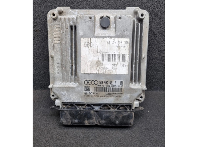 Блок управления двигателя 4G0907401F, 4G0907401   Audi A6 S6 C7 4G