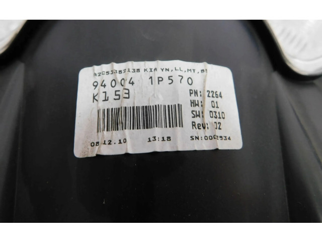Přístrojová deska  KIA Venga 2010 940041P570  