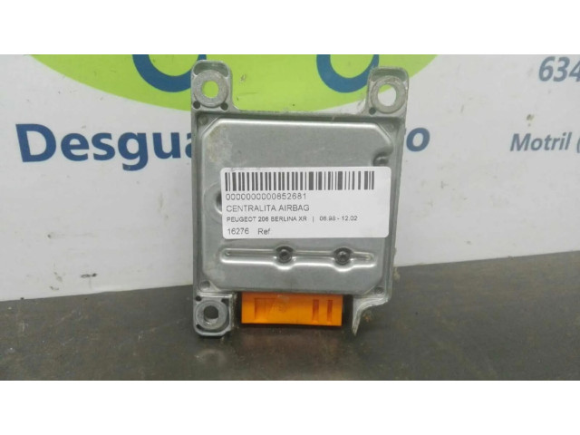 Блок подушек безопасности 9636894080, CENTRALITAAIRBAG   Peugeot 206+