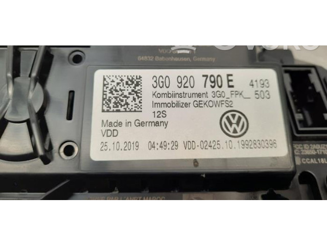 Přístrojová deska  Volkswagen Tiguan 2020 3G0920790E  
