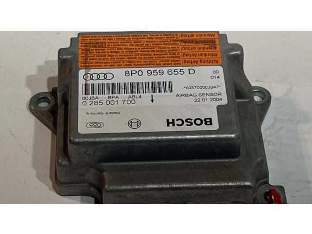 Блок подушек безопасности 8P0959655D, 0285001700   Audi A3 S3 8P