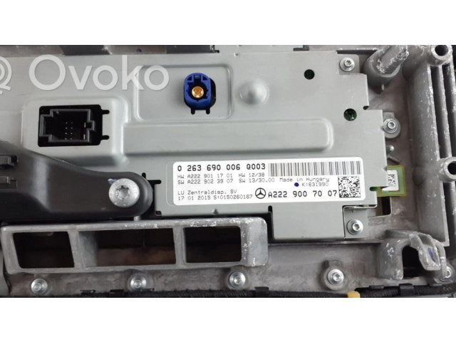 Přístrojová deska  XPeng G3 2023 A2229007810, A2229007007  